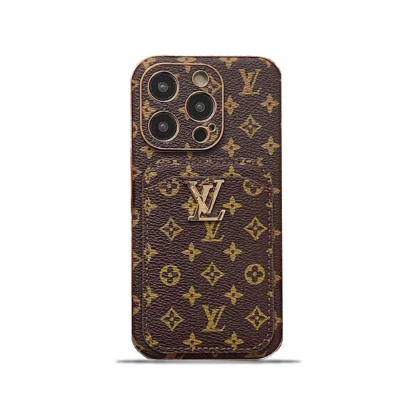 Classic Monogram iPhone Case With Card Holder -Small printing-CHD231124-GTOCASE
