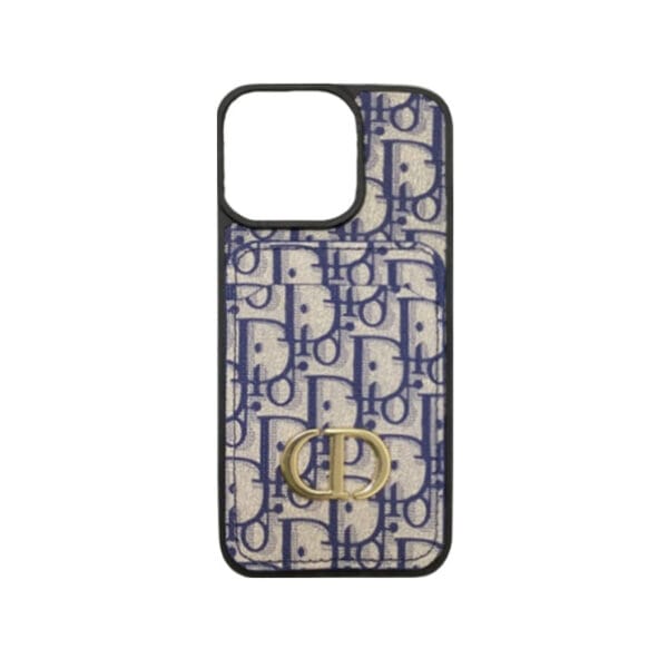 CD iPhone Case With Card Holder Black -LB240513-GTOCASE