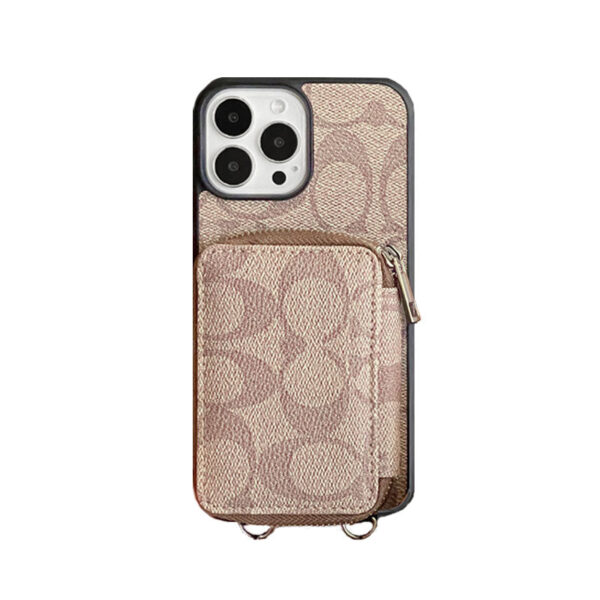 CH  iPhone Case With Wallet Coffee-LQB241412-GTOCASE