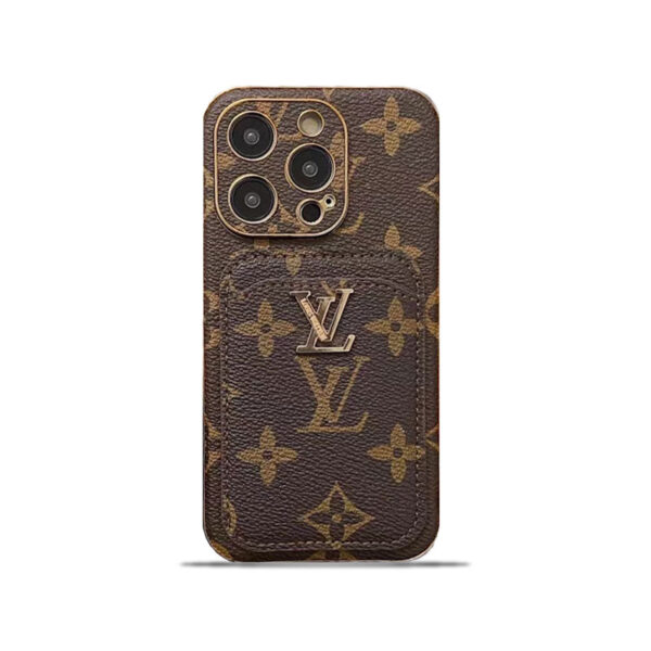 Classic Monogram iPhone Case With Card Holder -Big printing-CHD231124-GTOCASE