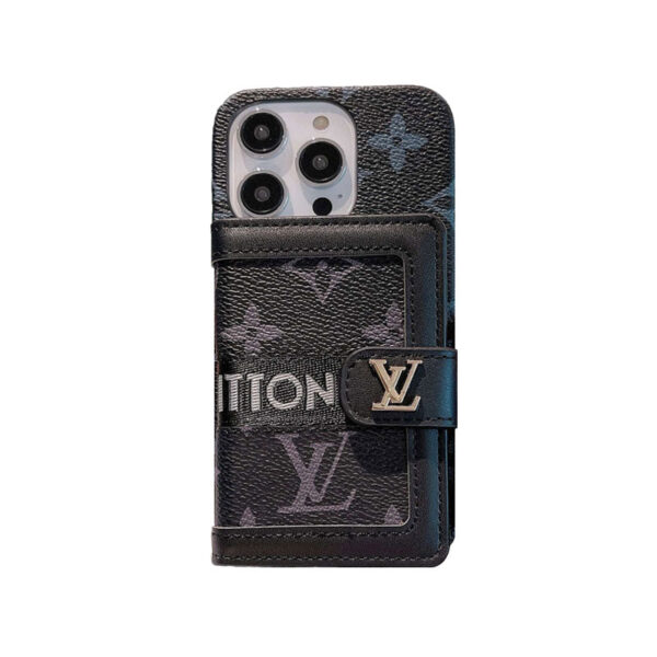 Monogram iPhone Case With Wallet And Crossbody Strap Brown -QB240329-GTOCASE
