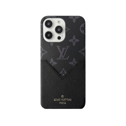 Monogram iPhone Case With Pouch Brown Printing -KB240329-GTOCASE