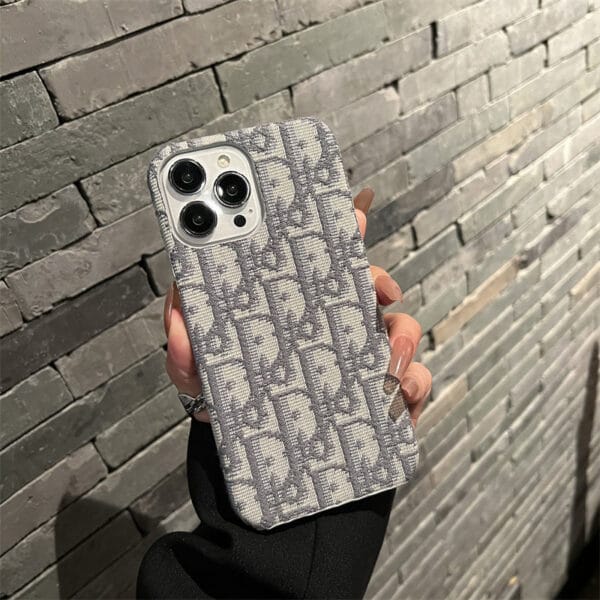 CD iPhone Case Classic Fabric Gray -GDK240315-GTOCASE