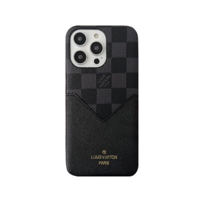 Monogram iPhone Case With Pouch Brown Printing -KB240329-GTOCASE
