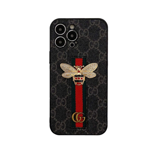 GG iPhone Case With Holder Gray -HDK240330-GTOCASE