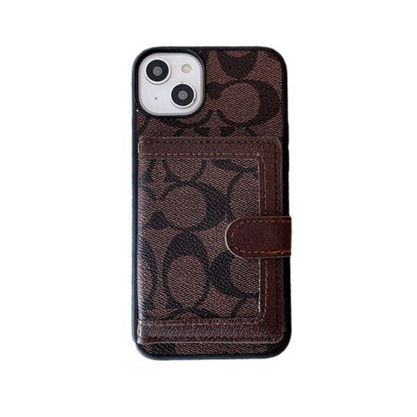 CH  iPhone Case With Wallet And CHrossbody Strap White -XK240402-GTOCASE