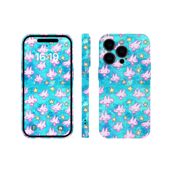 Y2K Aesthetic Bunny iPhone 16/15/14/13/12 Max Pro Case - Shockproof Cute Phone Cover for Girls