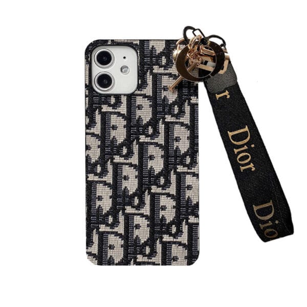 CD iPhone Case With Strap Gray-GS240315-GTOCASE