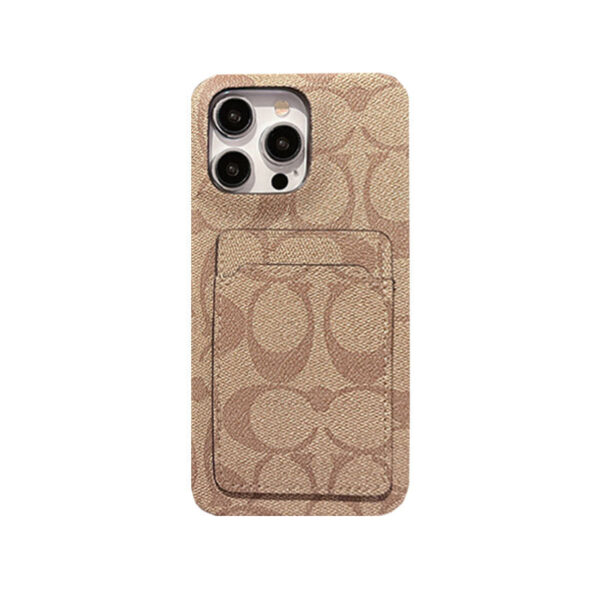 Classic CH   iPhone Case With Card Holder White -JQB240330-GTOCASE
