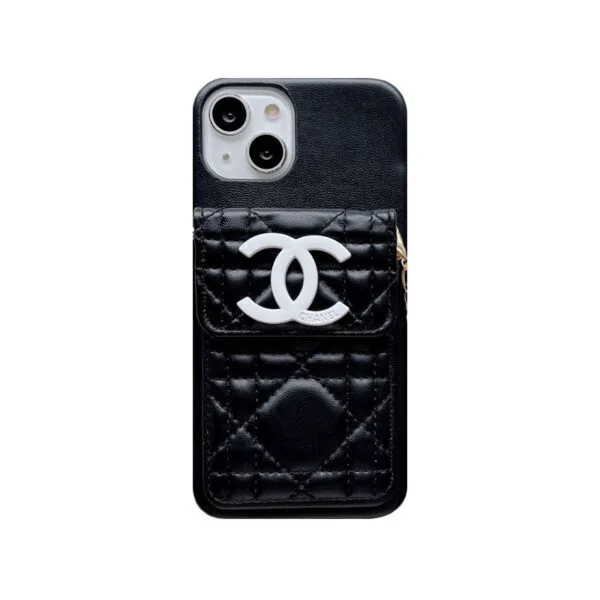 CC iPhone Case With Wallet And Strap Pink -GS241602-GTOCASE
