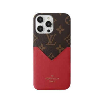 Monogram iPhone Case With Pouch Brown Printing -KB240329-GTOCASE