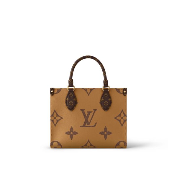 LV Luxury Element Chic Mini Tote Bag with Signature Gold Accents - Your Perfect Everyday Essential LV015
