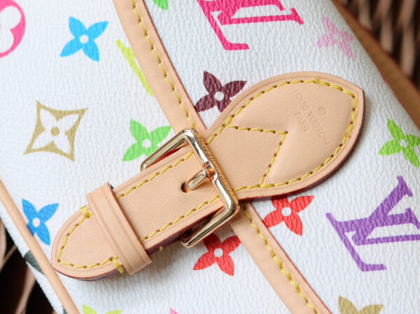 LV Luxury Element Nano Diane Mini Handbag: Chic Design with Detachable Strap and Multiple Carry Options LV021