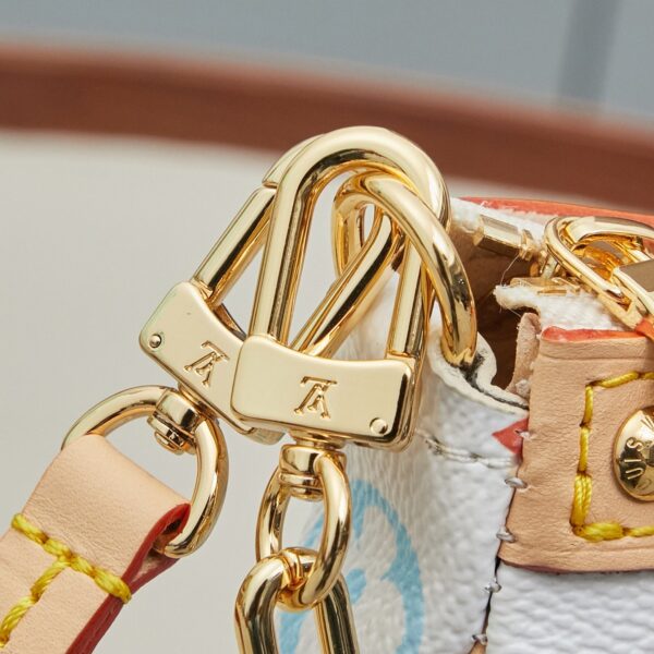 LV Luxury Element  Pochette Accessoires handbags Vibrant Monogram Pochette with Detachable Straps LV022