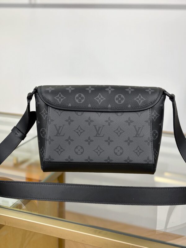 PULSE Messenger Bag - Monogram Coated Canvas with Solid Steel Hardware (26x17x11cm)
