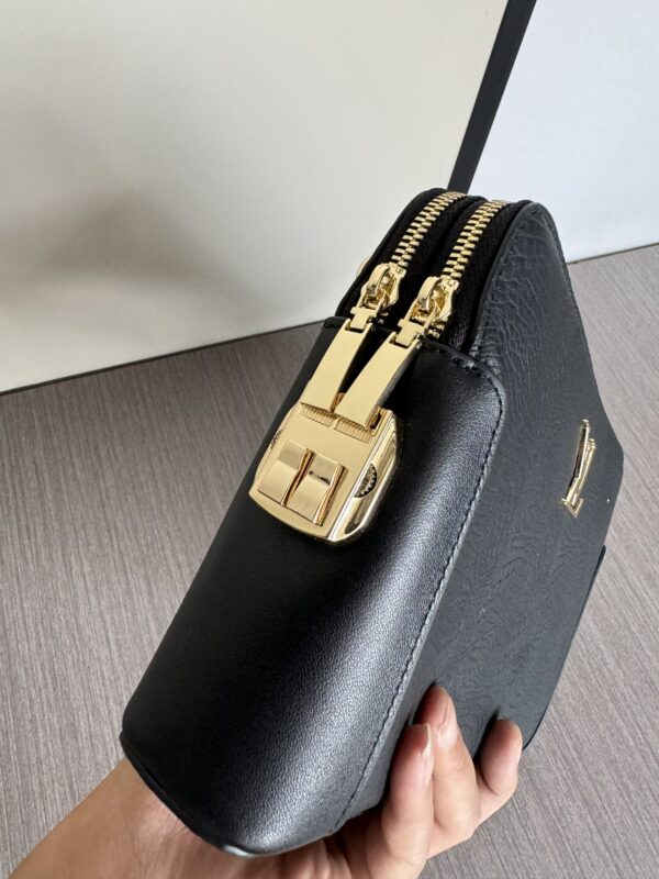 Top designer embossed leather clutch