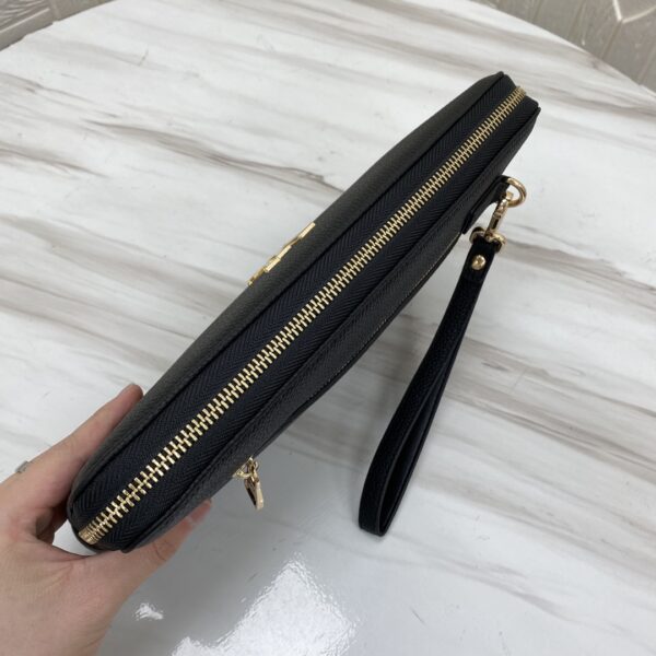 New Men's Patterned Leather Clutch