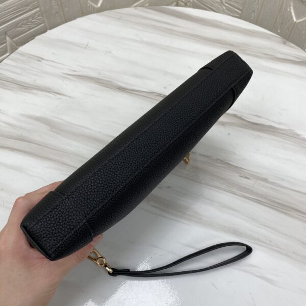 New Men's Patterned Leather Clutch