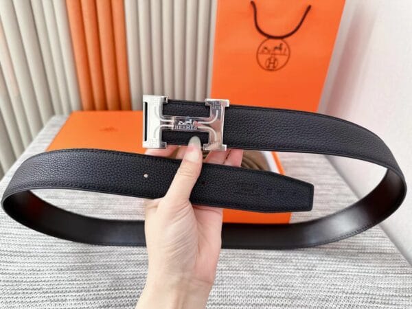 Hermès Inspired Reversible Belt | Dual-Tone Design