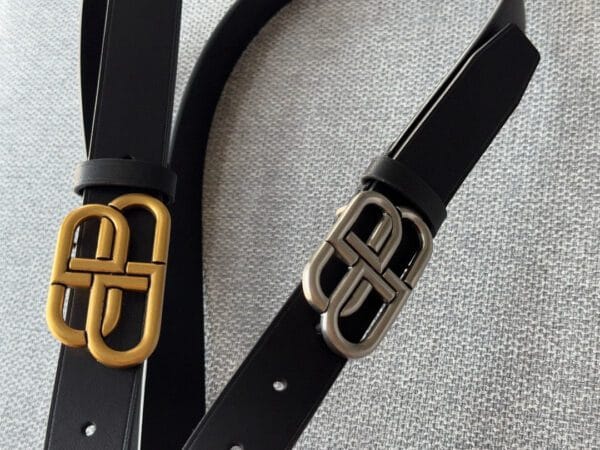 Balenciaga Inspired Leather Belt