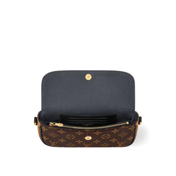 LV Luxury Element  Monogram Gold Chain Crossbody Bag - Luxury Vintage Designer Shoulder Bag LEM05