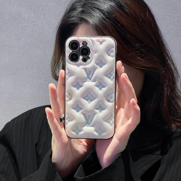 Monogram iPhone Case -Blue-QB2411830-GTOCASE
