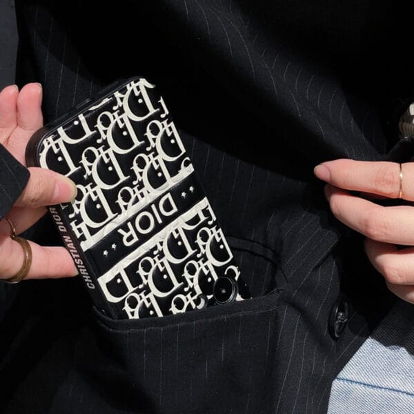 CD iPhone Case Puffer Case Black-LT241705-GTOCASE