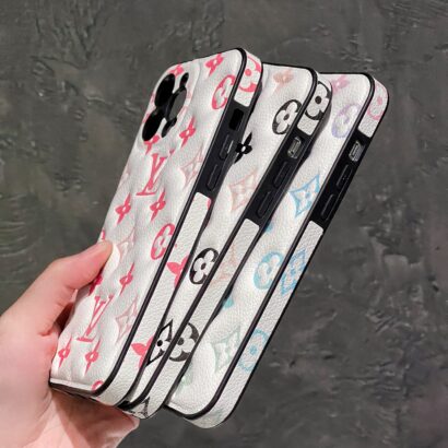 Monogram iPhone Case -Red-QB2411830-GTOCASE