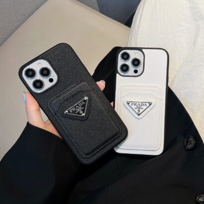 Classic PR iPhone Case With Card Holder Black -JDB240403-GTOCASE