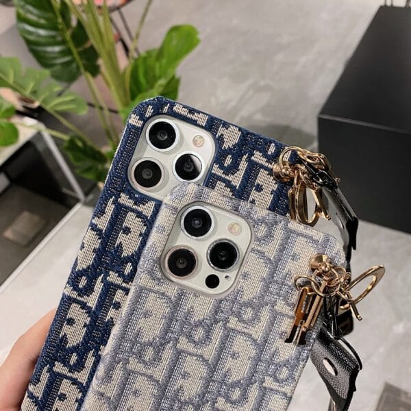 CD iPhone Case With Strap Gray-GS240315-GTOCASE