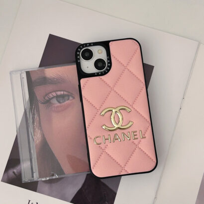 Leather CC iPhone Case Pink-JB240320-GTOCASE