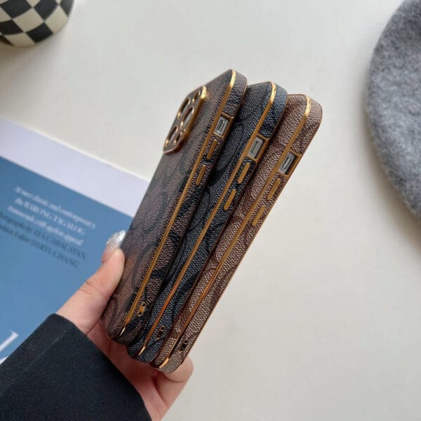 CH  iPhone Case Leather Light Brow -QBK240513-GTOCASE
