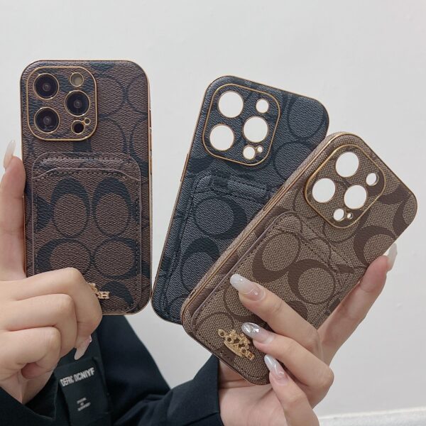 CH  iPhone Case With Card Holder Black  -KB241651-GTOCASE