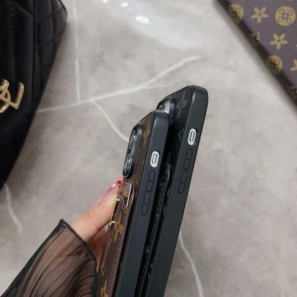 Classic KK iPhone Case With Card Holder -Big printing-KKD240313-GTOCASE