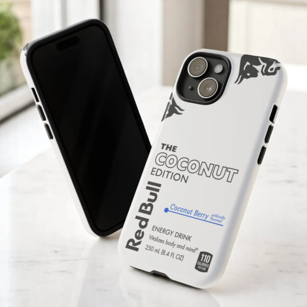 White Red Bull iPhone 16 Pro Max Case - Dual Layer Protection Stylish Design for iPhone/Samsung/Xiaomi