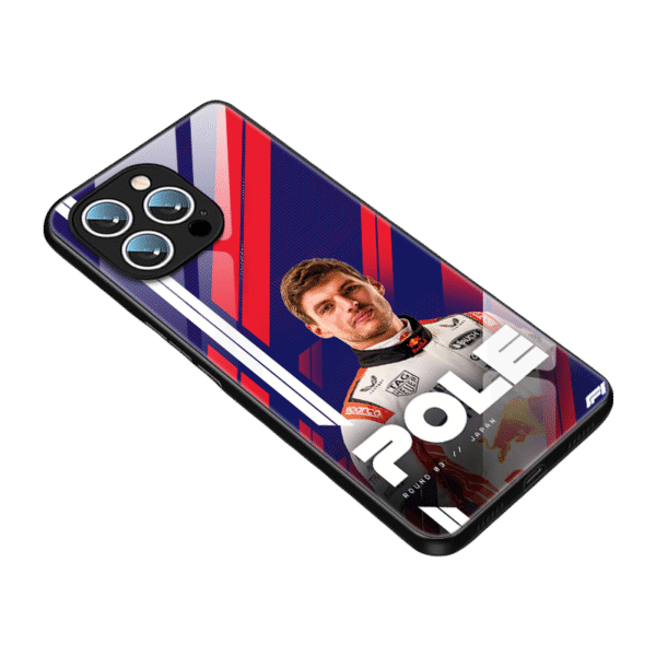 iPhone 16 Pro Max Case - MAX Verstappen 2025 Racing Style A/B/C/D/E Tempered Glass Cover for Red Bull Fans