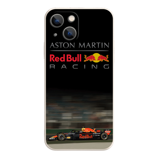 iPhone 16 Pro Max Case - Vintage White A/B/C/D Red Bull  Liquid Silicone Phone Cover with Full Camera Protection & Soft Lining | Bull Team