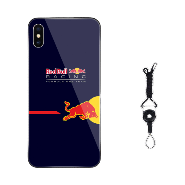 Red Bull  iPhone 15 Pro Max Case - Style VI(A/B/C/D) Liquid Silicone/Matte/Frosted Cover with Lanyard