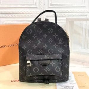 Black LV Monogram Mini Backpack