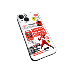 S09 Racing Series White Silicone Case for iPhone 16 Pro Max - Ultra-Thin Anti-Slip Design with Full Protection & Precision Fit