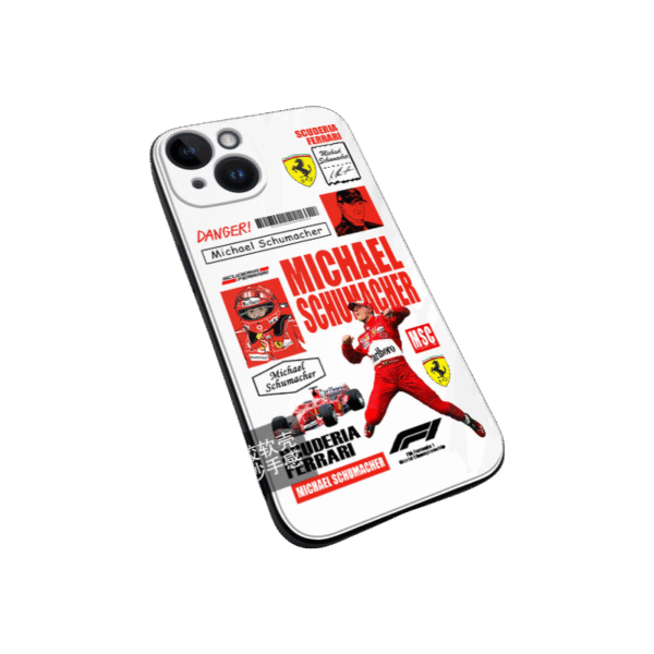 S09 Racing Series White Silicone Case for iPhone 16 Pro Max - Ultra-Thin Anti-Slip Design with Full Protection & Precision Fit