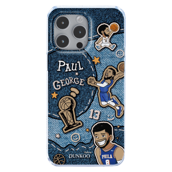 Hand-painted basketball iPhone case with military-grade protection for iPhone 16 Pro Max/15 Pro Max/14 Pro Max - shockproof artistic phone cover