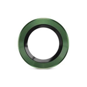 Fashionable iPhone 12/13/14 Pro Max case with green camera ring - universal compatibility & secure anti-slip design