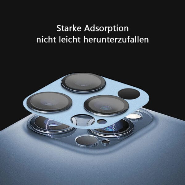 Military-Grade 9H tempered glass camera lens protector for iPhone - Anti-scratch, ultra-thin 0.2mm, bubble-free HD clear film